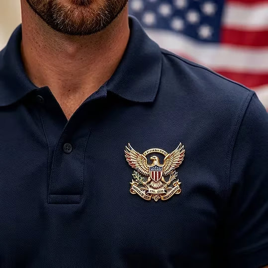 Limited Edition: US 250th Anniversary Commemorative Eagle Brooch