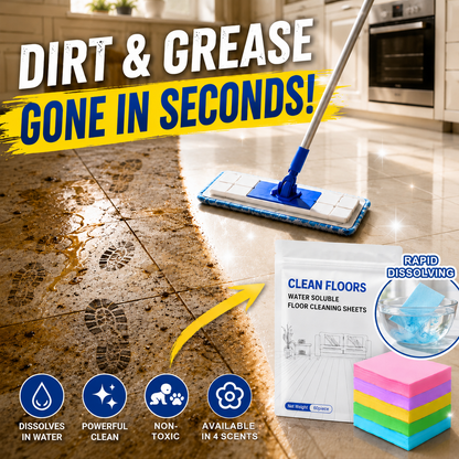 ✨ Multi-Floor Cleaning Sheets (Clean / Polish / Brighten / Scent)