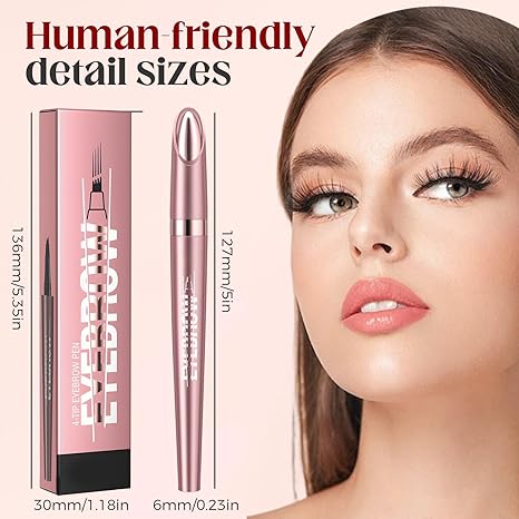 🥳BUY1 GET 1 FREE,Micro-Fork Eyebrow Pencil:Waterproof,Natural Hair-Like Strokes & Long-Lasting