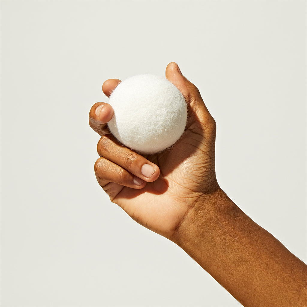 100% Pure New Zealand Wool Dryer Balls - Unbleached & Baby-Safe (3-Pack)