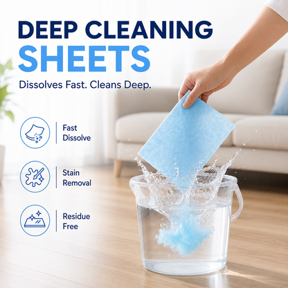 ✨ Multi-Floor Cleaning Sheets (Clean / Polish / Brighten / Scent)