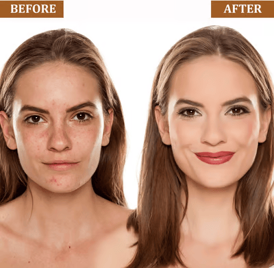 FOUNDATION + BLENDING BRUSH - Smooth, Even-Looking Coverage in Seconds