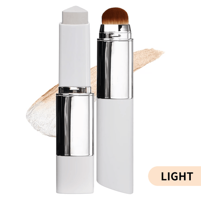 FOUNDATION + BLENDING BRUSH - Smooth, Even-Looking Coverage in Seconds
