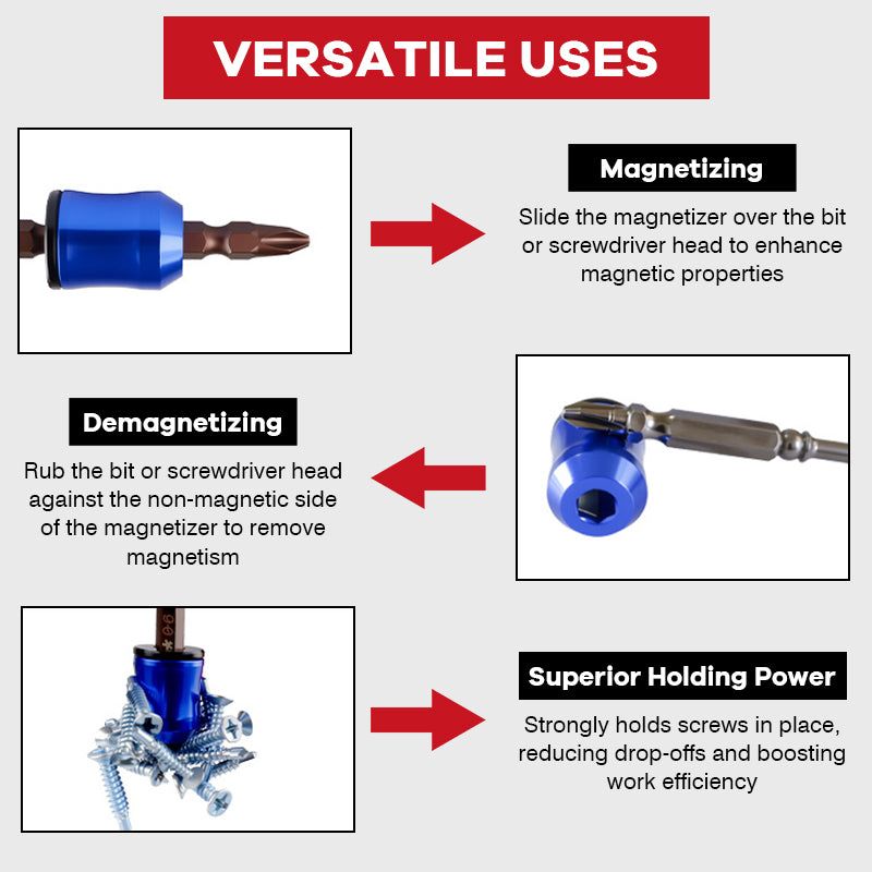 Strong Magnetic Screw Ring - Never Drop Another Screw Again