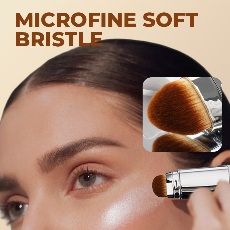 FOUNDATION + BLENDING BRUSH - Smooth, Even-Looking Coverage in Seconds