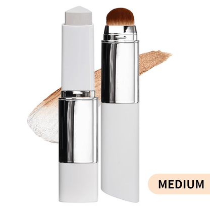 FOUNDATION + BLENDING BRUSH - Smooth, Even-Looking Coverage in Seconds