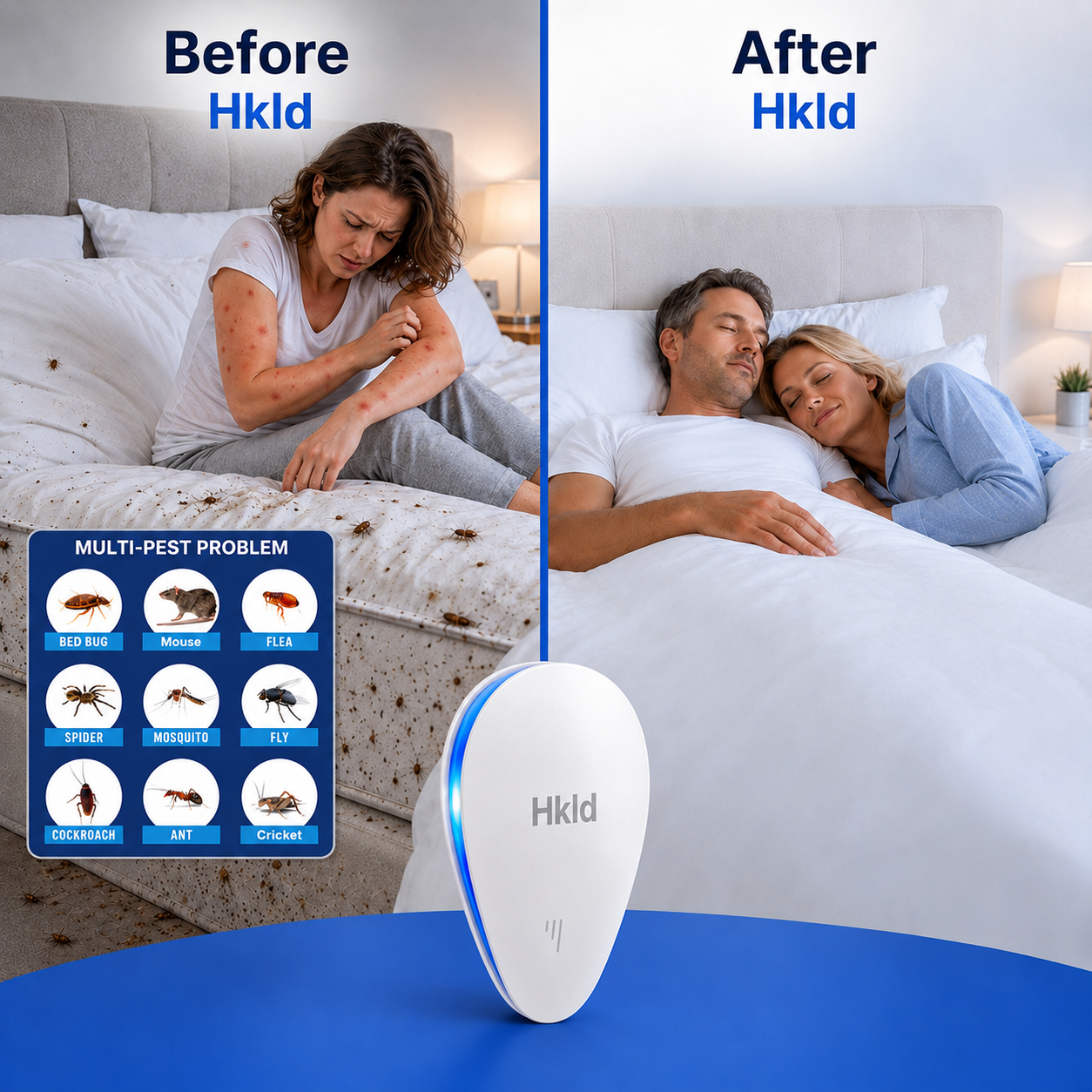 Plug-In Pest Repeller – Protect Every Room Without Sprays or Traps