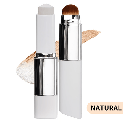 FOUNDATION + BLENDING BRUSH - Smooth, Even-Looking Coverage in Seconds