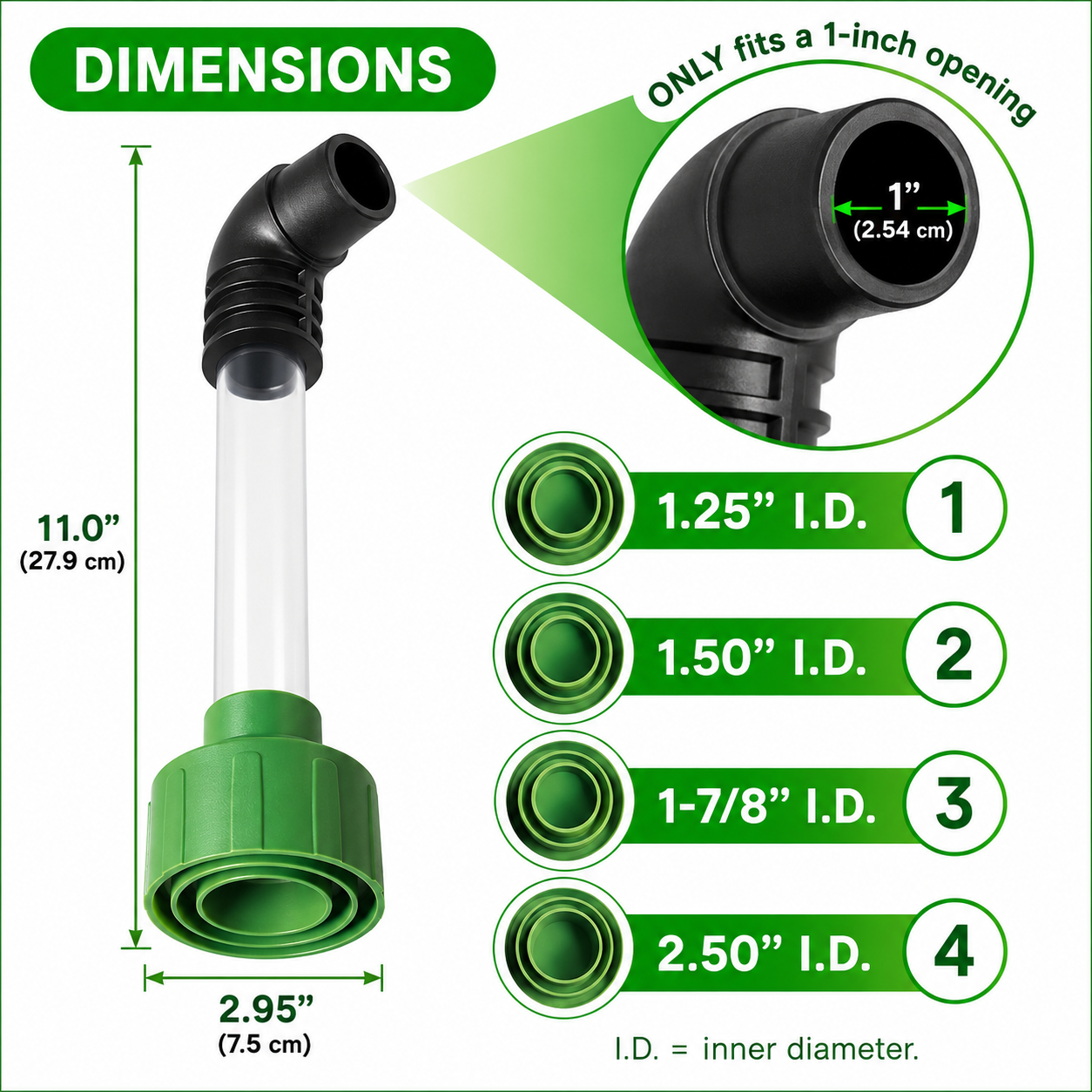 AC Drain Line Cleaner Adapter Evacuates & Unclog AC Drain Line