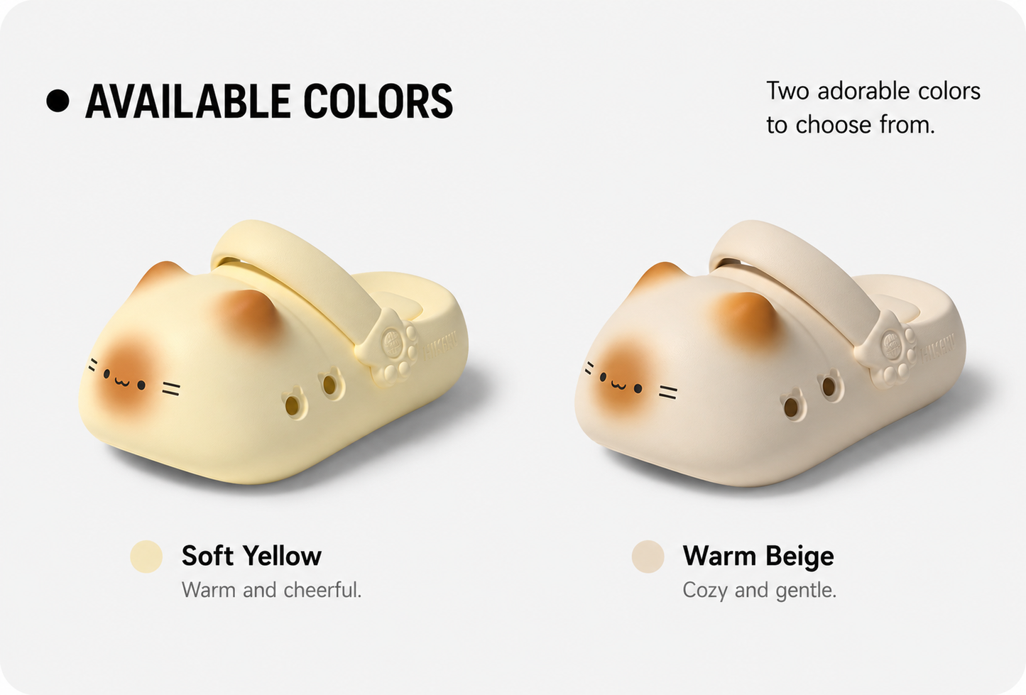 🐾 THE ORIGINAL Cloud-Soft Cat Paw Clogs ✨ Breathable Comfort & 3.5cm Height Boost ☁️
