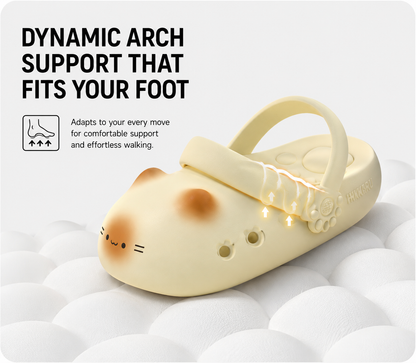 🐾 THE ORIGINAL Cloud-Soft Cat Paw Clogs ✨ Breathable Comfort & 3.5cm Height Boost ☁️