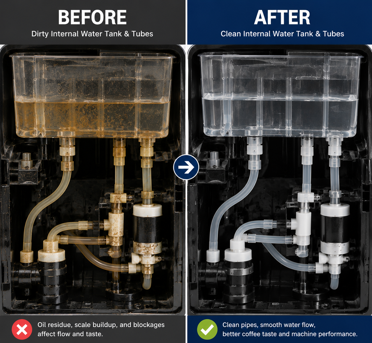 Clean Hidden Coffee Oils & Limescale in One Brew Cycle