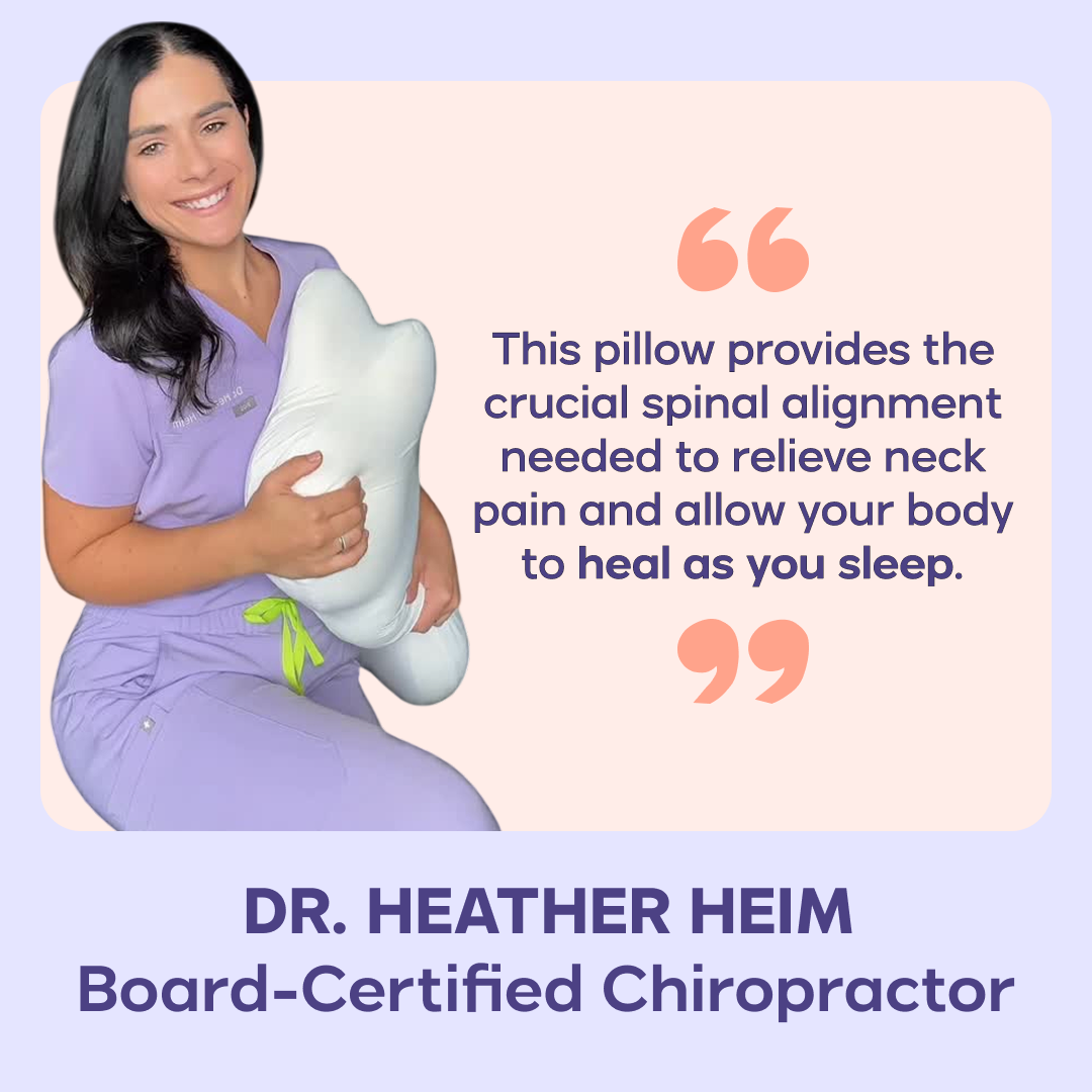 THE ORIGINAL 6-Zone Orthopedic Pillow-Ergonomic & Breathable Miracle Sleep Cushion