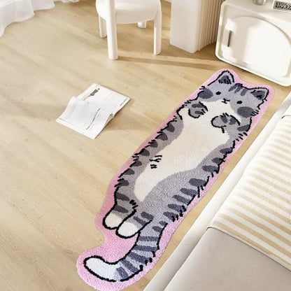 🐱 THE ORIGINAL Magic Cat Sleeping Pad ✨ Kawaii Feline Floor Mat Nonslip & Cute 🌟