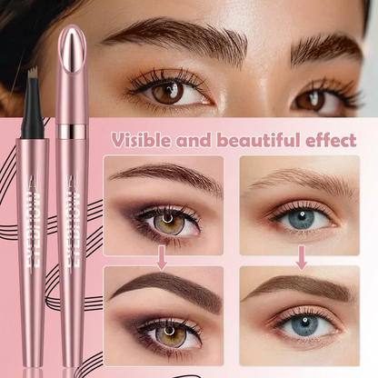 🥳BUY1 GET 1 FREE,Micro-Fork Eyebrow Pencil:Waterproof,Natural Hair-Like Strokes & Long-Lasting