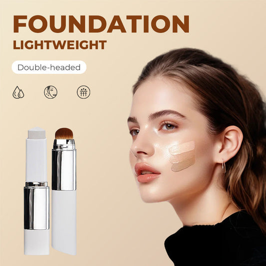 FOUNDATION + BLENDING BRUSH - Smooth, Even-Looking Coverage in Seconds