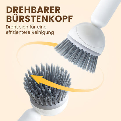 🌟BUY 2, GET 1 FREE! ✨Rotating cleaning brush with long handle for dishes and pots