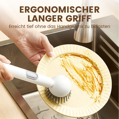 🌟BUY 2, GET 1 FREE! ✨Rotating cleaning brush with long handle for dishes and pots