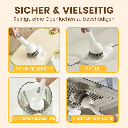 🌟BUY 2, GET 1 FREE! ✨Rotating cleaning brush with long handle for dishes and pots