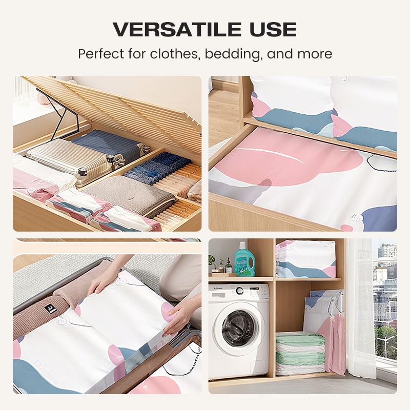 💨No-Pump 3D Vacuum Storage Bags