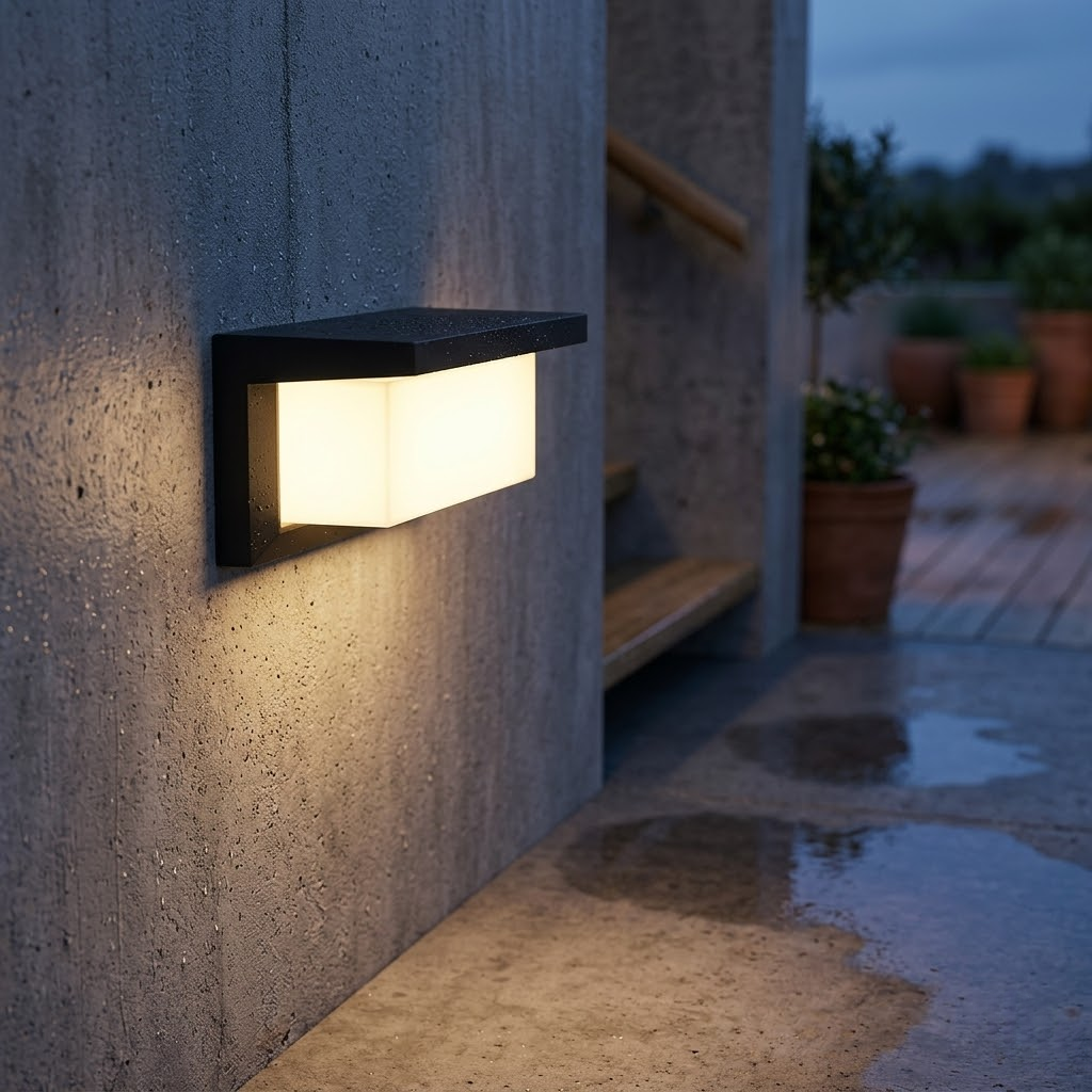 Minimalist Waterproof LED Outdoor Wall Lamp