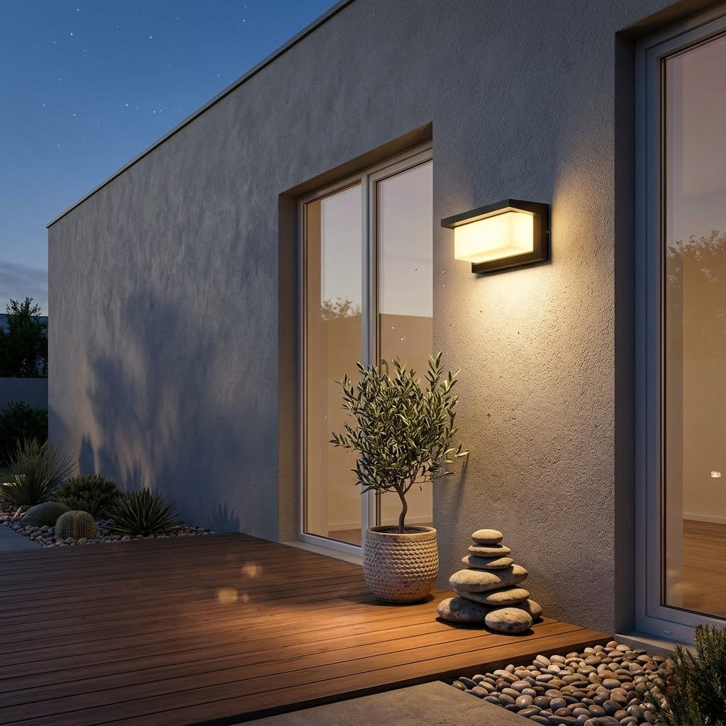 Minimalist Waterproof LED Outdoor Wall Lamp