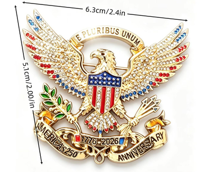 Limited Edition: US 250th Anniversary Commemorative Eagle Brooch