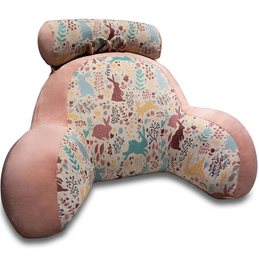 Retro Bedside Backrest with Lumbar Support