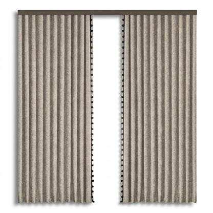 Luxury French Vintage Chenille Jacquard Curtains