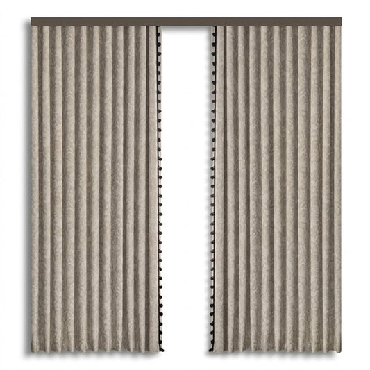 Luxury French Vintage Chenille Jacquard Curtains